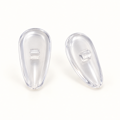 One pair of smooth A3 clear air-cushion nose pads
