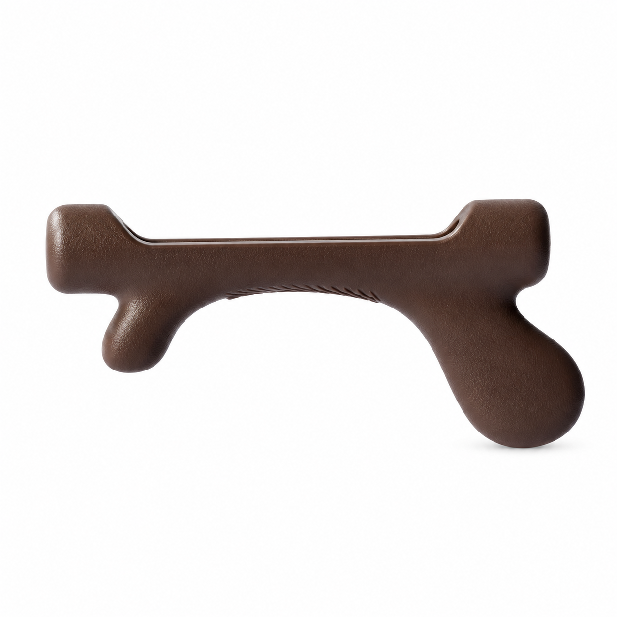 Brown silicone eyeglass ear hook; one pair supplied