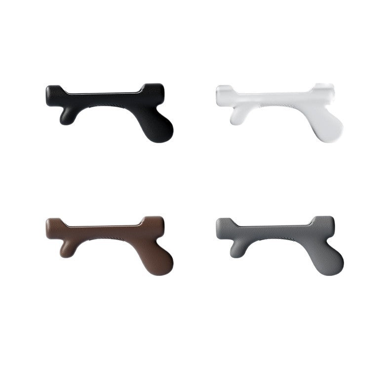 Silicone glasses ear hooks in four available colors; one pair supplied in the selected color