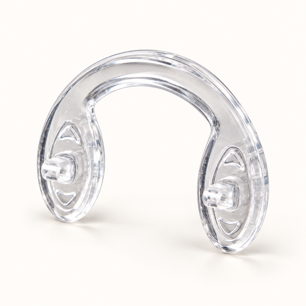 One pair of Small U Bridge Silicone contact surface replacement eyewear parts