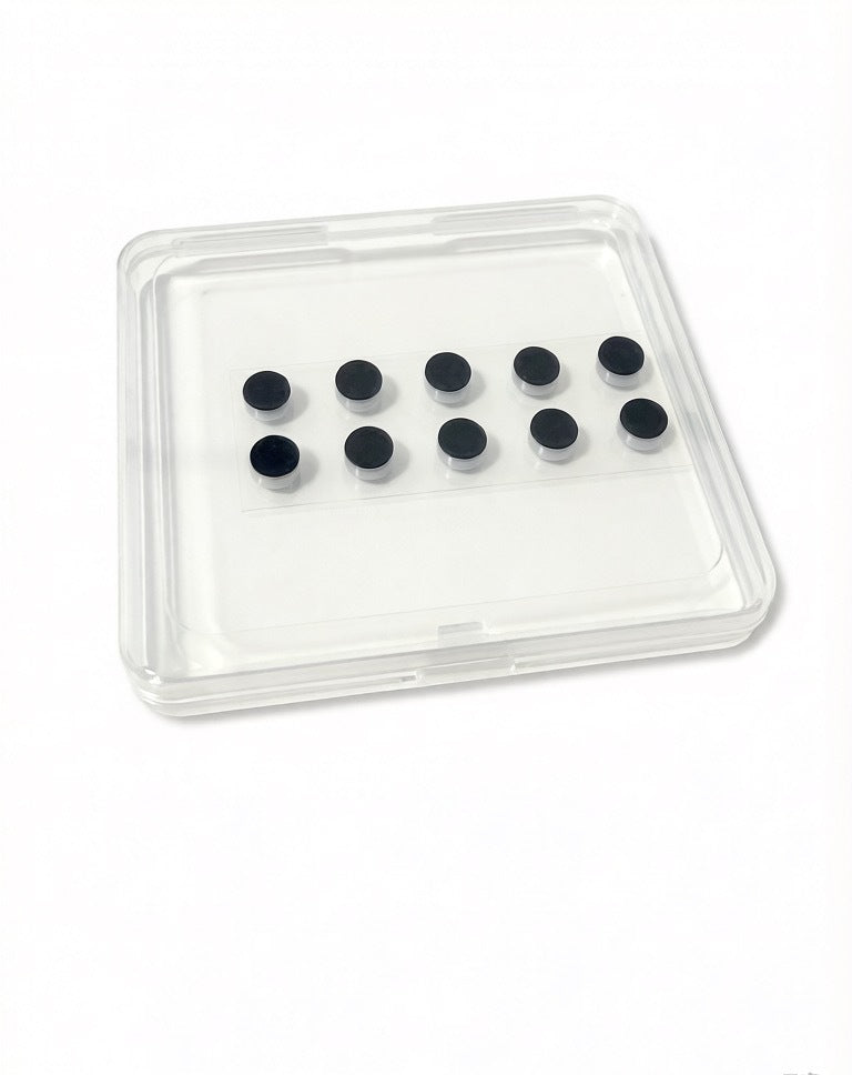 White-Base Cover Stickers — 10 pcs accessory package; glasses not included