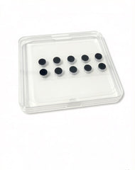 White-Base Cover Stickers — 10 pcs accessory package; glasses not included